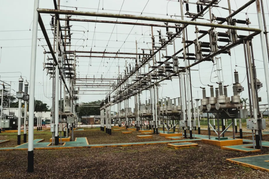 Subestación eléctrica industrial